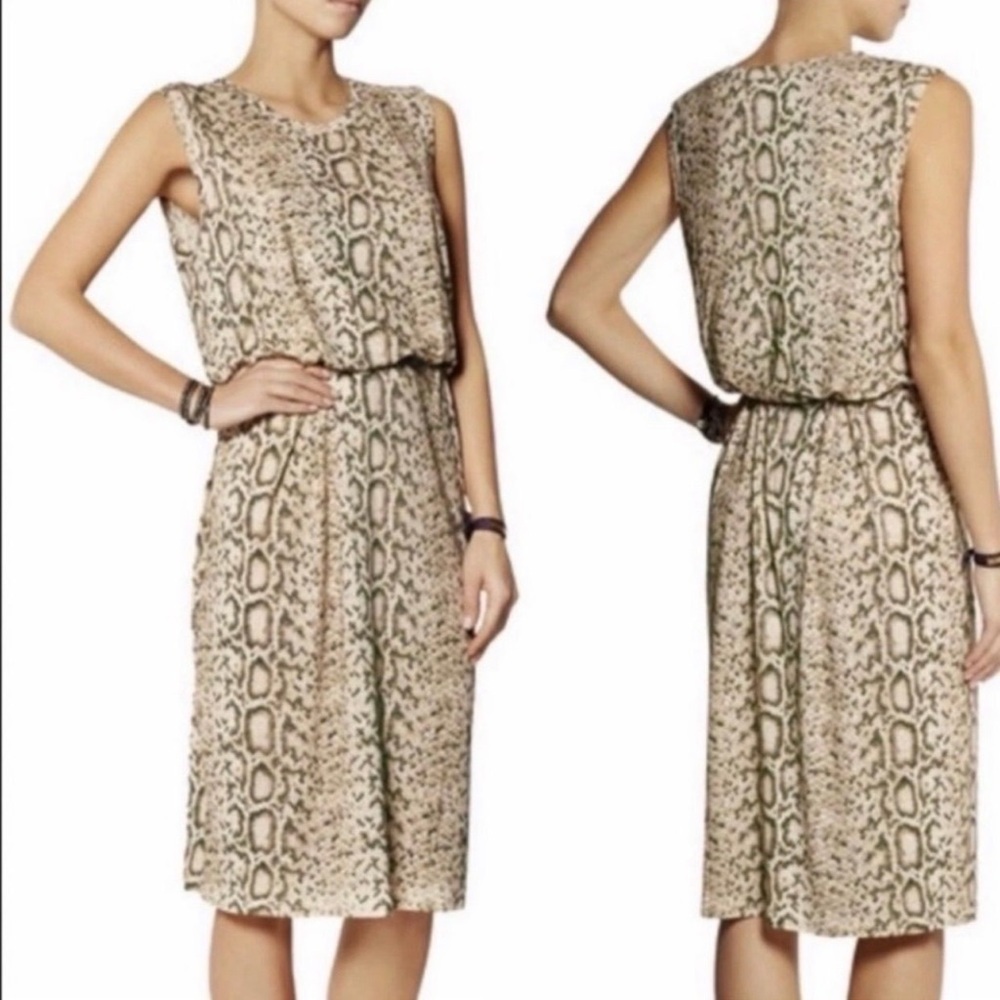 Zimmermann Snake Print Sleeveless Dress Size Medium (1)